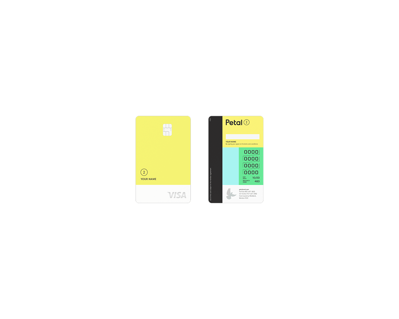 Petal 2 Cash Back No Fees Visa Credit Card