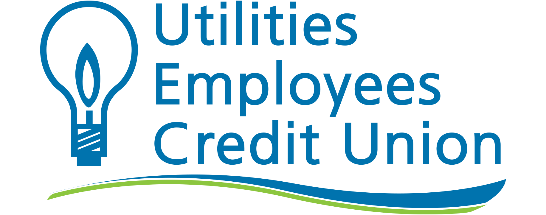 Utilities Employees Credit Union logo with lightbulb