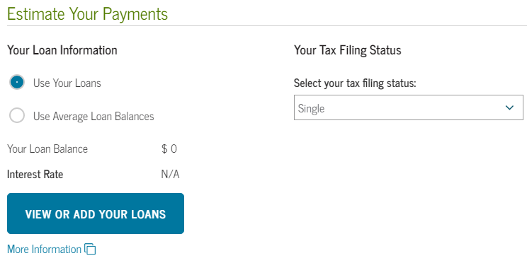 consolidate medical school debt federal student aid repayment estimator 